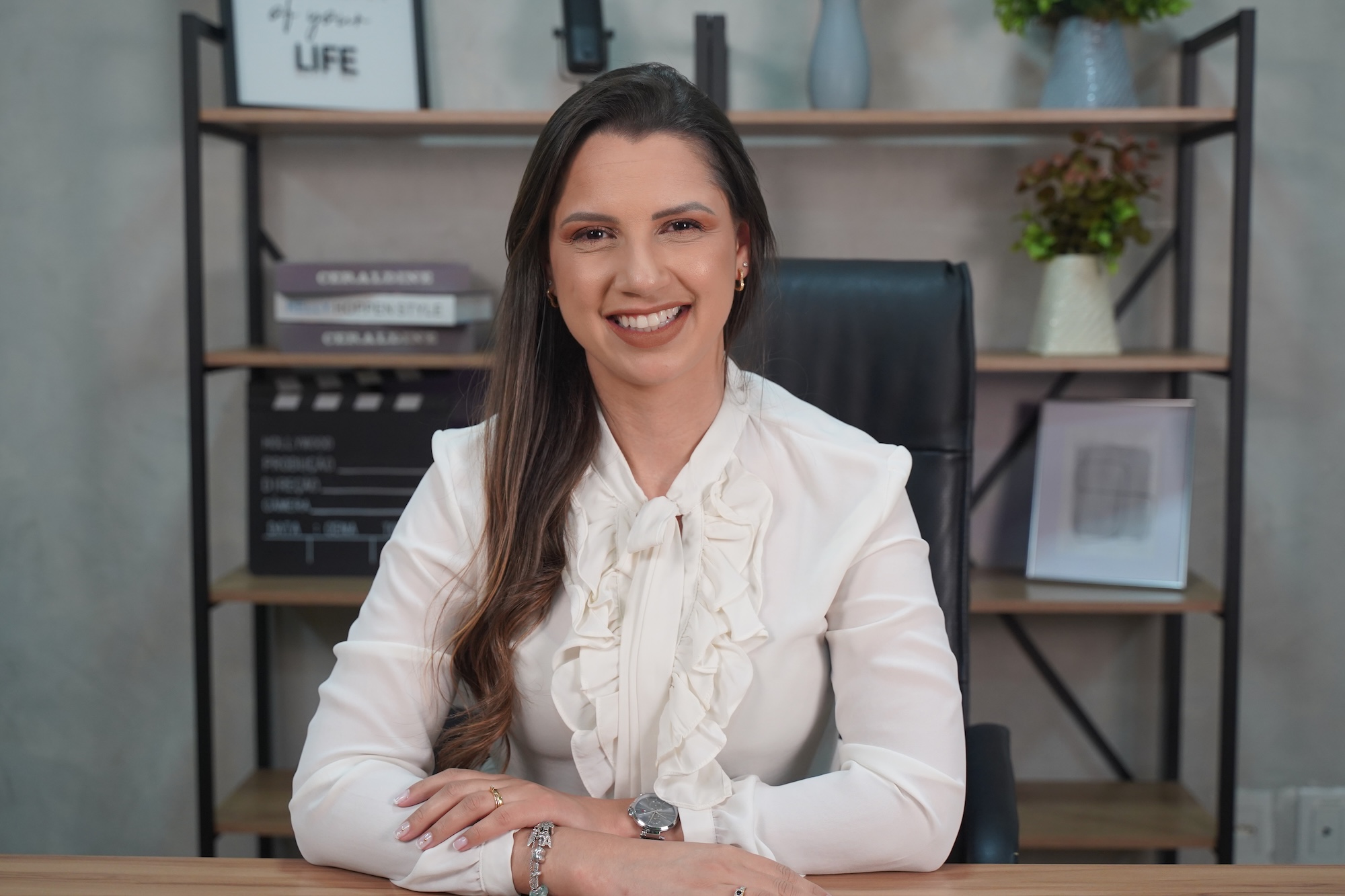 Aline Cristina em formação